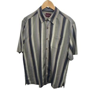 Tommy Bahama Mens Silk, Short Sleeve Shirt, Medium